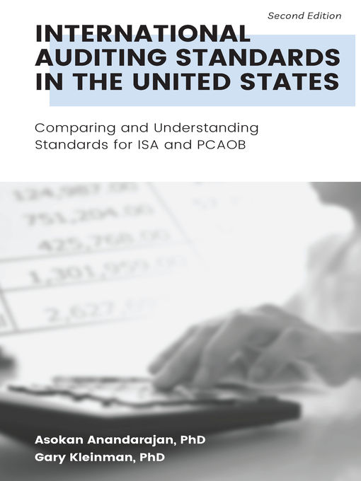 Title details for International Auditing Standards in the United States by Asokan Anandarajan - Available